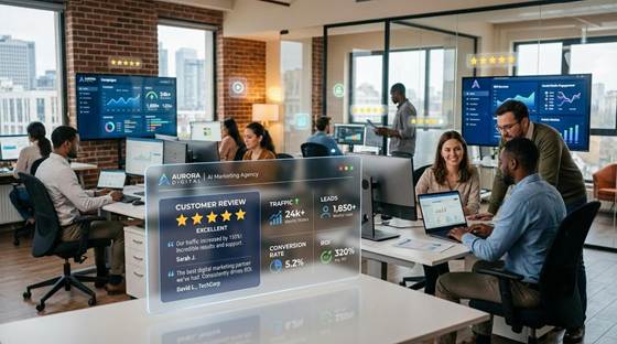 AI marketing agency reviews customer feedback ratings